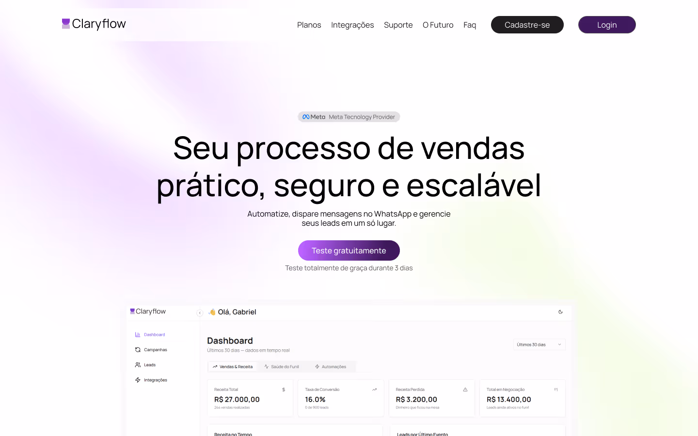 Landing page project by Melo