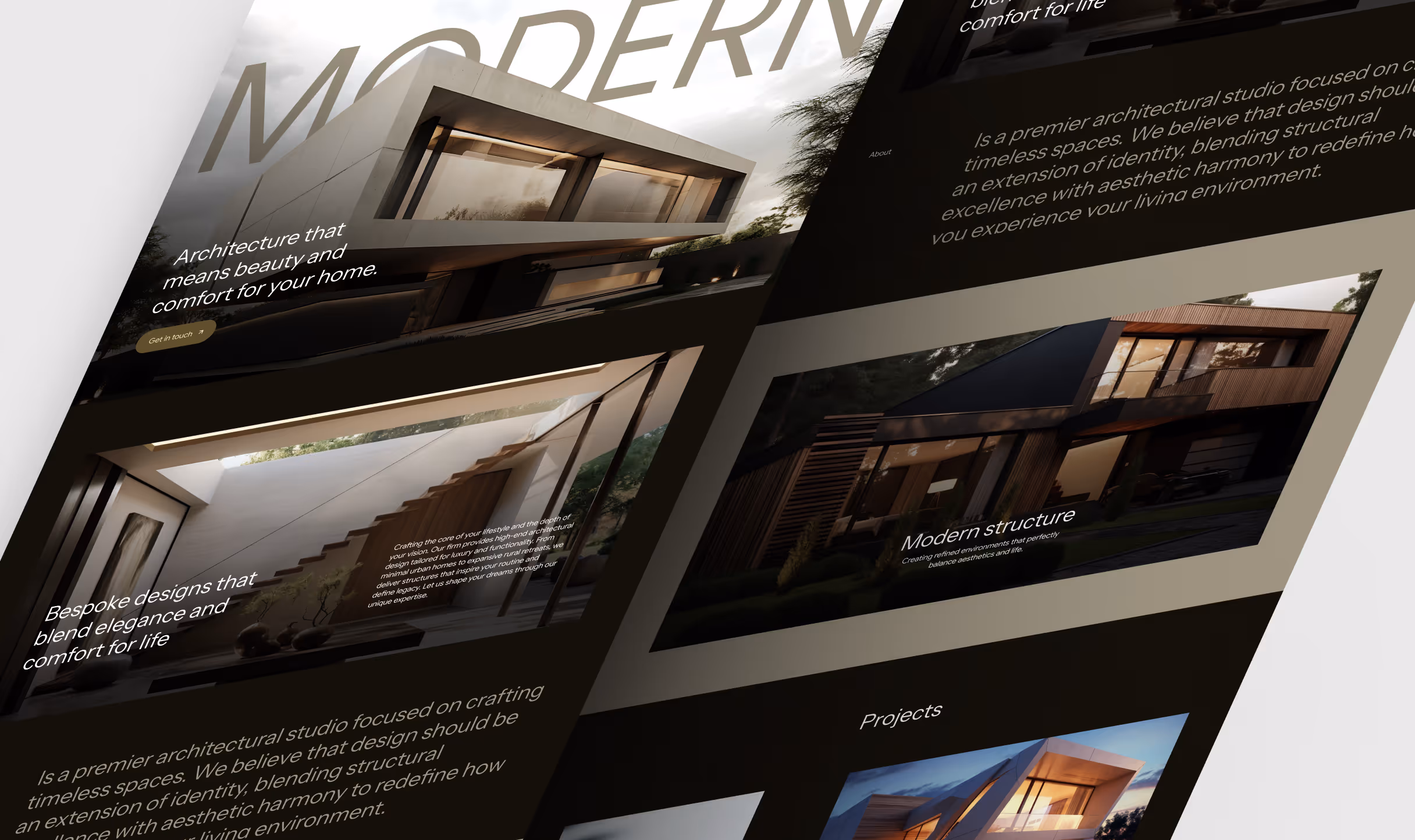 Modern — Captura da página, rolável