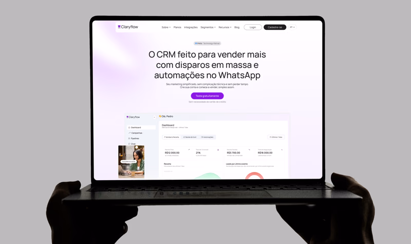 Claryflow — Identidade visual, Website, SaaS