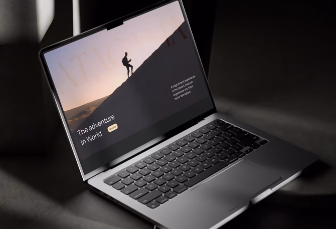 Atacama — Identidade visual, Landing page